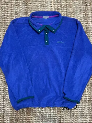 90s L.L.Bean 필기체 로고 플리스 자켓