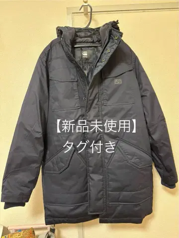 [ 미사용 새상품 택 포함 ] 지스타 후드 부착 롱 아우터