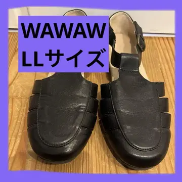 블랙 가죽 샌들 스트랩 포함