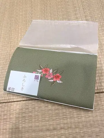 그린 컬러 보자기 미사용품