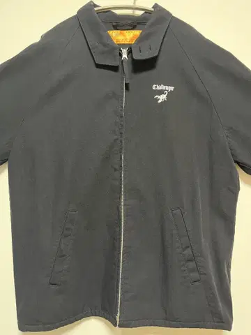 Challenger 블랙 집업 자켓