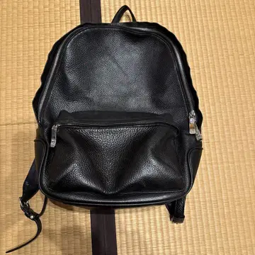 온오프 겸용 어른의 일품 펠레 몰비다 가죽 백팩 블랙