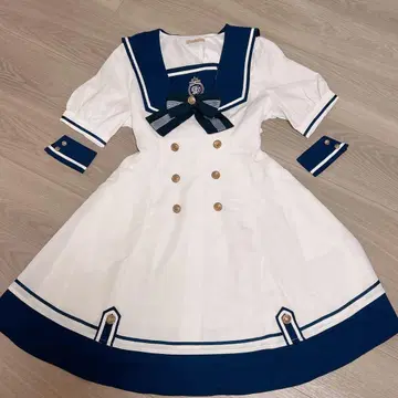 Amavel 마린 세일러 원피스 & 커프스