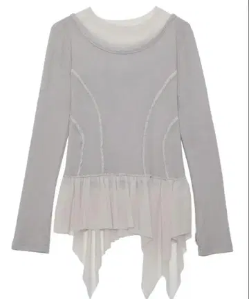 flareup Layered Lace Frill Long Sleeve