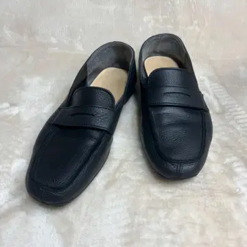 [컨디션 최상] 키다리 아저씨 24cm 소프트 가죽 코인 로퍼 블랙