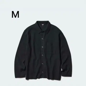 [ 미사용 새상품 ] UNIQLO 밀라노 리브 셔츠 가디건 M