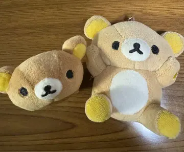 리락쿠마 모찌펫탄 클리너 인형 배지 스트랩