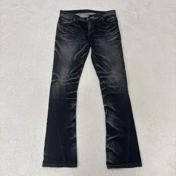 다크 블루 부츠컷 데님