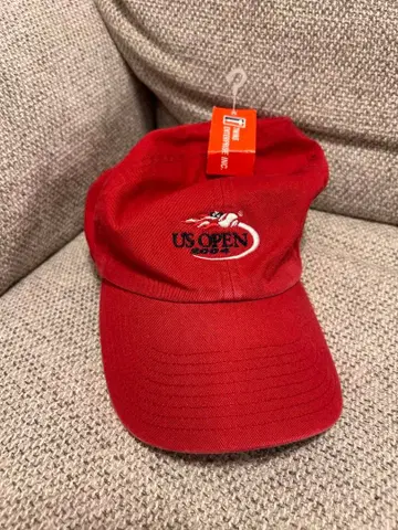 US OPEN 2004 캡 빨간색 Canon 로고