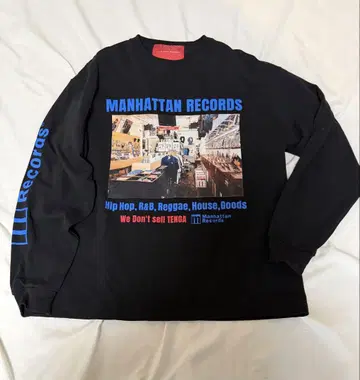 Manhattan Records 긴팔 셔츠 한 번 착용