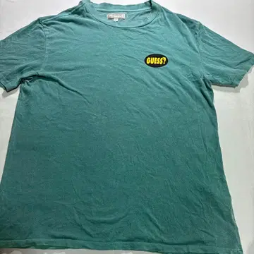 90년대 빈티지 GUESS 그린 T셔츠 M 사이즈