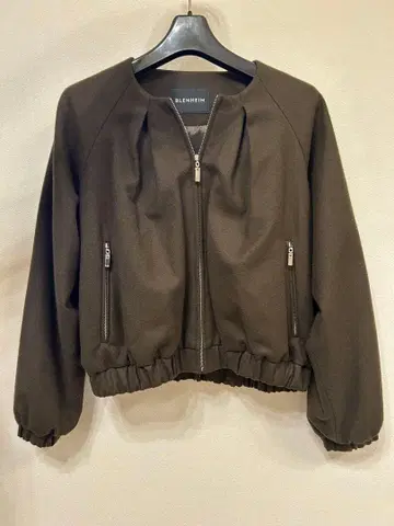 BLENHEIM 다크 브라운 집업 자켓
