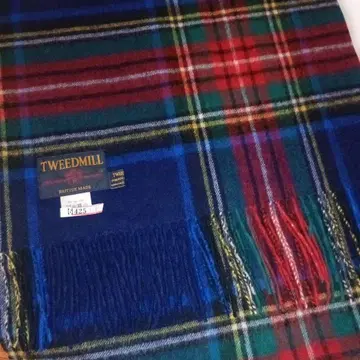 TWEEDMILL 타탄 체크 울 스톨