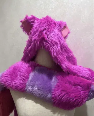 체셔 고양이 머플러 캡