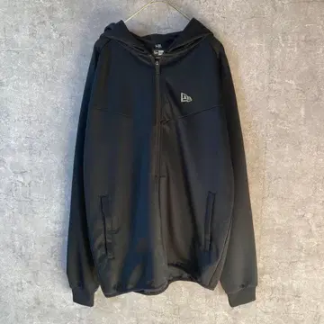 NEW ERA 집업 저리 자켓 후드 로고 M 사이즈