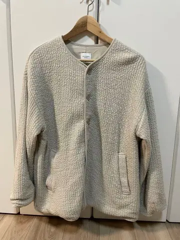 doors 퀼트 노카라 자켓