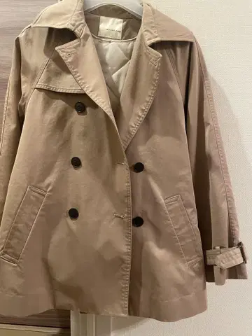 MELROSE CLAIRE 베이지 트렌치코트