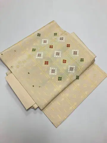 미사용 새상품 나고야 오비 순수 실크 니시진 비단 No.310