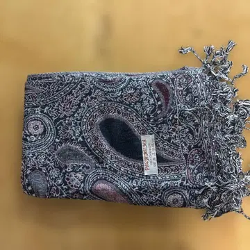 Pashmina 100% 캐시미어 스톨 페이즐리