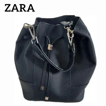 ZARA 블랙 복조리형 숄더백