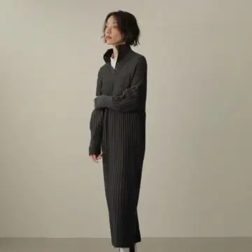 ETRE TOKYO 에트레토쿄 돌먼 롱 니트 원피스