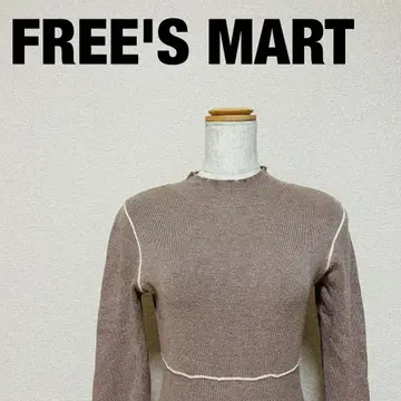 FREE'S MART 파이핑 니트 원피스 S