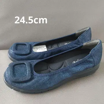 블랑코와르 초경량 부드러운 천연 양가죽 발레 슈즈 일본제 24.5cm