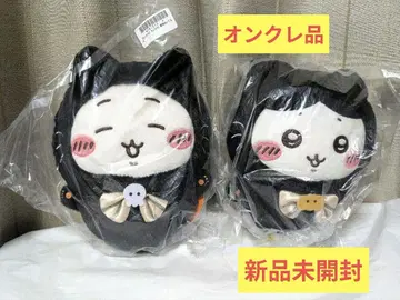 검은 고양이 봉제 인형 치이카와 & 하치와레