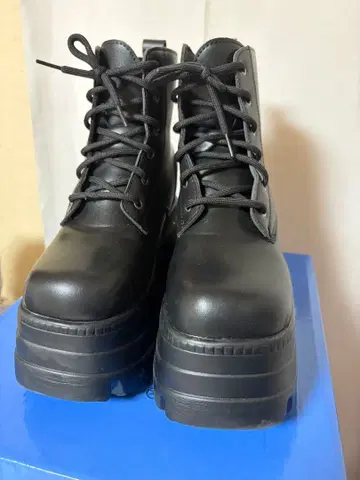 코스프레 남장 통굽 부츠 힐 18cm
