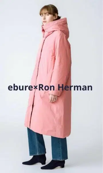 [ ebure x Ron Herman ] 다운 코트