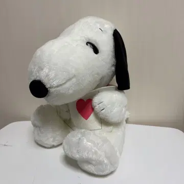 스누피 봉제 인형 하트 포함