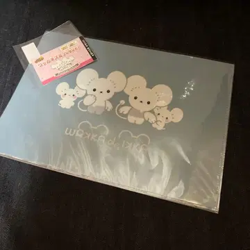 포켓몬 wakka de ikka 클리어 파일 2장 세트 와카 쥐