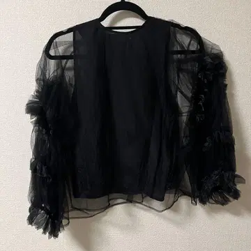 튤 블라우스