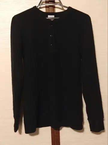 Rude gallery black rebel 헨리넥 긴팔 티셔츠