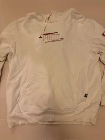 PUMA 화이트 후드티