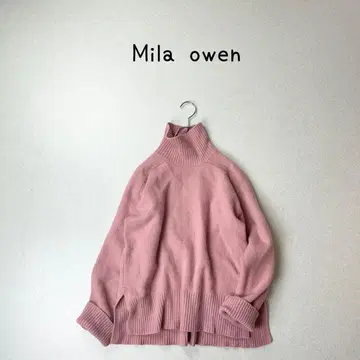 Mila owen 하이넥 니트 스웨터