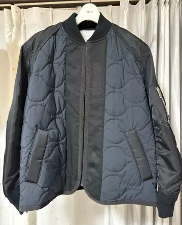 sacai 나일론 트윌 블루종 블랙