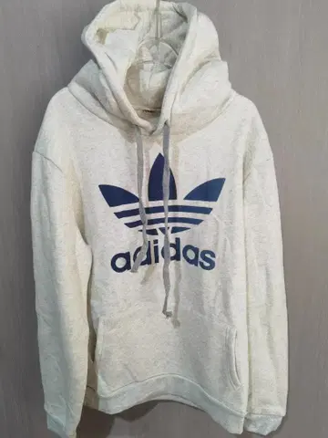 adidas 속기모 후드티 그레이