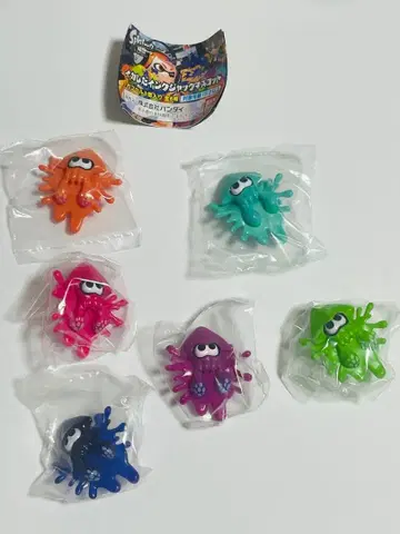 스프라툰 Splatoon 이카시타 잉크 잭 마스코트 전 6종