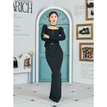 Darich 실루엣 펜슬 롱 스커트
