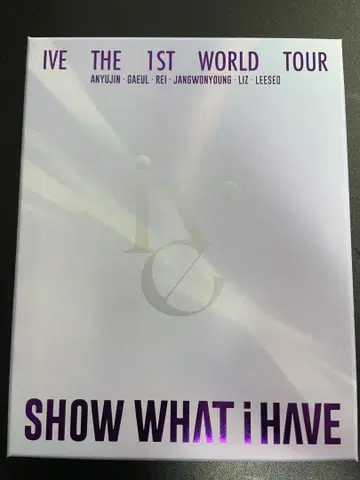 IVE DVD 1ST WORLD TOUR SHOW WHAT i HAVE