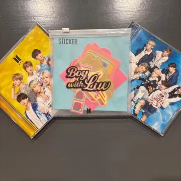 BTS 싱글 초회 한정판 B, C 스티커, 포토북 포함