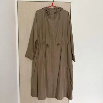 ZARA 트렌치풍 나일론 코트 브라운