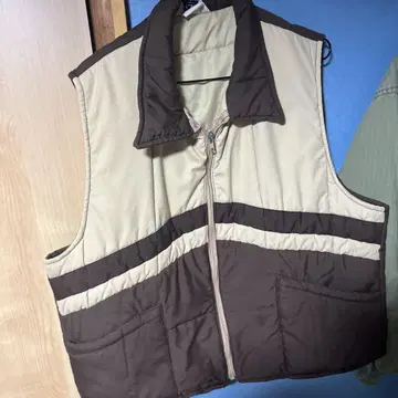 80s 충전솜 베스트 madein USA