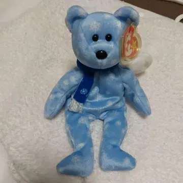 택 포함 새상품급 1990 Holiday Teddy 스카이블루 테디 TY