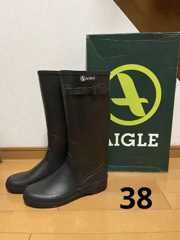 AIGLE 블랙 장화