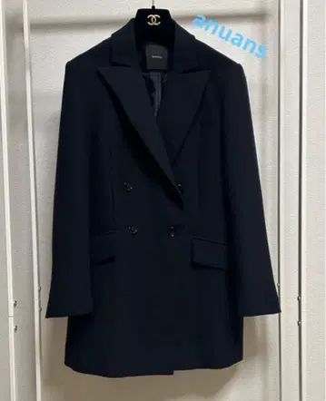 anuans 미들 길이 더블 자켓