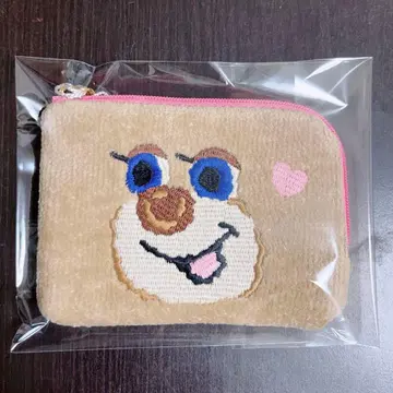 미사용 새상품 페이러 도업 테디 걸 L자 파우치