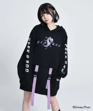 REFLEM 후드티 블랙