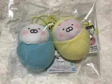 우사마루 봉제 인형 마스코트 치비치비 우사마루 남코 한정판 2종 세트